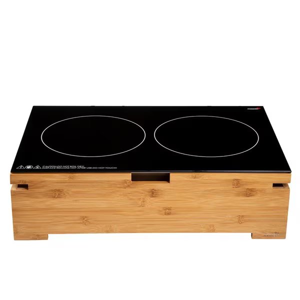 Multi-Chef  Dbl Touch Top Induction Heater 120V-60Hz with Bamboo Base, Rosseto Serving Solutions, Mfr#: BP021